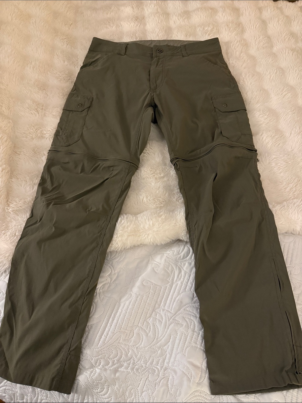 KÜHL Renegade Convertible Stealth Pants Men’s 34x30 Olive Cargo